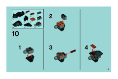 LEGO 8101 instructions page 9 – build guide