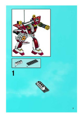 LEGO 8102 instructions page 3 – build guide