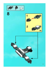LEGO 8102 instructions page 7 – build guide