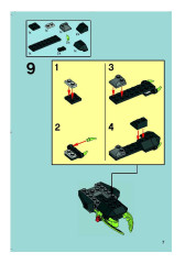 LEGO 8104 instructions page 7 – build guide