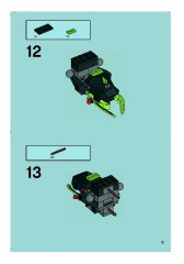 LEGO 8104 instructions page 9 – build guide