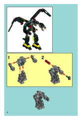 LEGO 8105 instructions page 2 – build guide