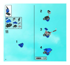 LEGO 8106 instructions page 12 – build guide