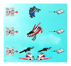 LEGO 8106 instructions page 2 – build guide