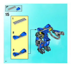 LEGO 8106 instructions page 20 – build guide
