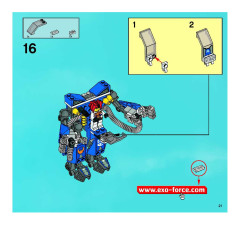 LEGO 8106 instructions page 21 – build guide