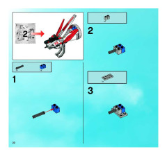 LEGO 8106 instructions page 22 – build guide