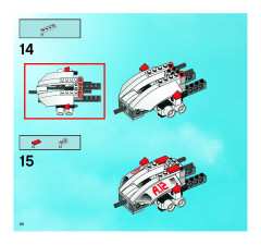 LEGO 8106 instructions page 28 – build guide