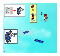 LEGO 8106 instructions page 4 – build guide