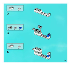 LEGO 8106 instructions page 43 – build guide