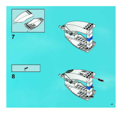 LEGO 8106 instructions page 45 – build guide
