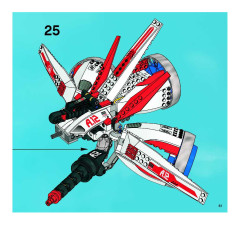 LEGO 8106 instructions page 61 – build guide