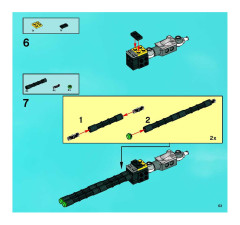 LEGO 8106 instructions page 63 – build guide