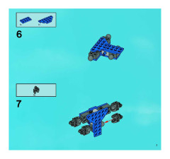 LEGO 8106 instructions page 7 – build guide