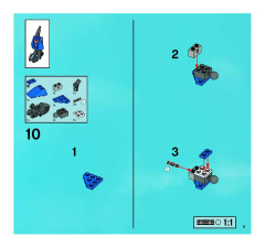 LEGO 8106 instructions page 9 – build guide