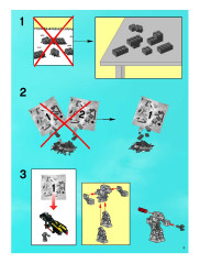 LEGO 8107 instructions page 3 – build guide
