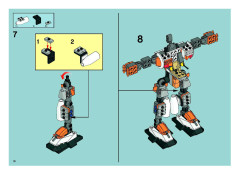 LEGO 8108 instructions page 18 – build guide