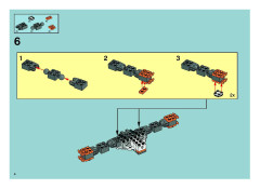 LEGO 8108 instructions page 6 – build guide