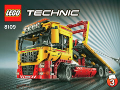 LEGO 8109 instructions page 1 – build guide