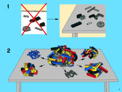 LEGO 8109 instructions page 5 – build guide