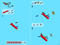 LEGO 8109 instructions page 9 – build guide