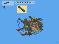 LEGO 8110 instructions page 43 – build guide