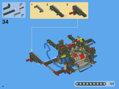 LEGO 8110 instructions page 44 – build guide