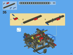 LEGO 8110 instructions page 45 – build guide