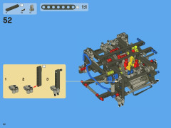 LEGO 8110 instructions page 62 – build guide