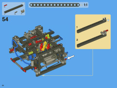 LEGO 8110 instructions page 64 – build guide