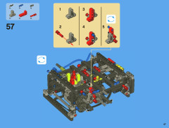 LEGO 8110 instructions page 67 – build guide
