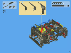 LEGO 8110 instructions page 71 – build guide