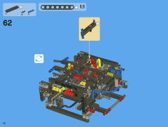 LEGO 8110 instructions page 72 – build guide