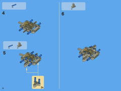 LEGO 8110 instructions page 74 – build guide