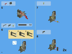 LEGO 8110 instructions page 78 – build guide