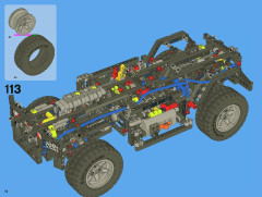 LEGO 8110 instructions page 14 – build guide