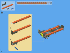 LEGO 8110 instructions page 22 – build guide