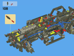 LEGO 8110 instructions page 3 – build guide
