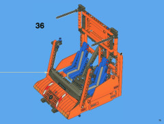 LEGO 8110 instructions page 75 – build guide