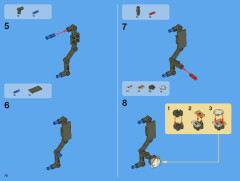 LEGO 8110 instructions page 78 – build guide
