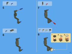 LEGO 8110 instructions page 81 – build guide