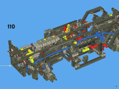 LEGO 8110 instructions page 9 – build guide