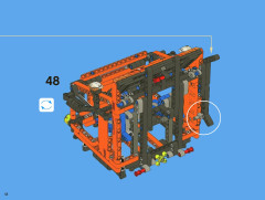 LEGO 8110 instructions page 12 – build guide