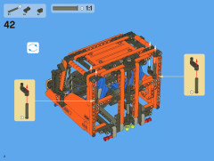 LEGO 8110 instructions page 2 – build guide