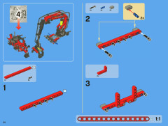 LEGO 8110 instructions page 34 – build guide