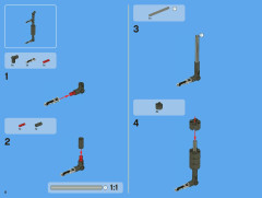 LEGO 8110 instructions page 8 – build guide
