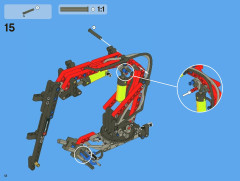 LEGO 8110 instructions page 12 – build guide