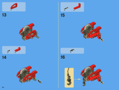 LEGO 8110 instructions page 34 – build guide