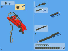 LEGO 8110 instructions page 8 – build guide