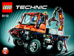 LEGO 8110 instructions page 1 – build guide